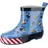 Halbschaft-Gummistiefel Bagger Blau 24