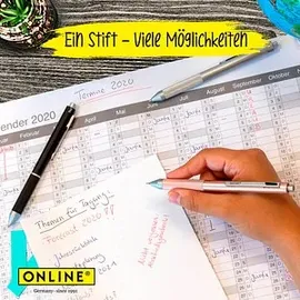 Online Schreibgeräte Kugelschreiber Multipen Blau 0,6 mm 1 St.