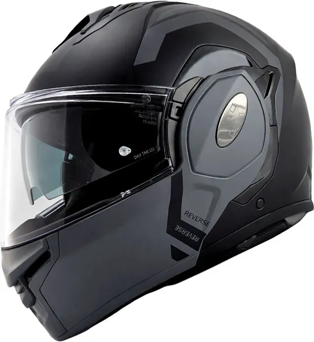 Vito Reverse, casque modulaire - Mat Noir/Gris - S