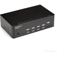 Startech StarTech.com 4 Port HDMI KVM Switch - 4K 30Hz - zwei Displays