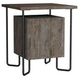 Livetastic Nachttisch Acres ca. 40x45x40 cm Dunkelbraun