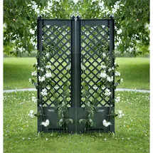 KHW Spalier mit Erdspieß 43 x 6 x 140 cm Grün