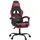vidaXL Gaming-Stuhl mit Fußstütze Schwarz & Rot
