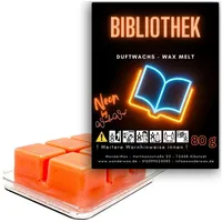 WonderWax Duftwachs WonderWax® Neon Duftwachs 6 Würfel, (Bibliothek), Duftrichtung: Bibliothek