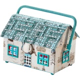 locker Nähkästchen House (1 St), Nähkorb blau