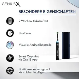 Oral-B Genius X midnight black + Reiseetui