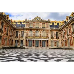 Fototapete PAPERMOON "Schloss Versailles", bunt, B:3,0m L:2,2m, Vlies, Tapeten