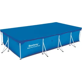 BESTWAY Poolabdeckung blau 400 x 211 cm