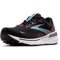 Brooks Adrenaline GTS 23 Damen Schwarz / Pink / Türkis 36,5