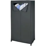 Wenko Kleiderschrank Deep Black 75 x 150 x 50 cm Schwarz