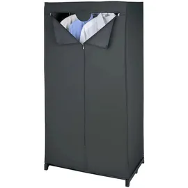 Wenko Kleiderschrank Deep Black 75 x 150 x 50 cm Schwarz