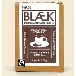 Blaek Instant Kaffee No.3 Dark Roast Box (7x3 g) - STK - Dark Roast