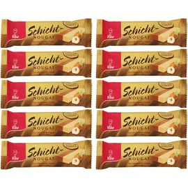 Viba Sweets Viba Schicht-Nougat Riegel, 40g