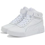 Puma Carina 2.0 Mid Jr Sneaker, White White Silver, 39 EU