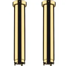 Hansgrohe AXOR ShowerSolutions Verlängerung Set 13603990 230 mm für Deckenbefestigung ShowerHeaven 1200/300 4jet, Polished Gold Optic