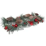 Adventskranz mit Platz für 4 Kerzen, 39 x 14 cm