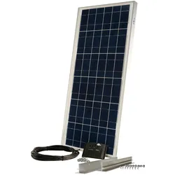 Solarmodul SUNSET "Caravan-Set 60 Watt, 12 V", schwarz (baumarkt), Solarmodule, für Reisemobile und Fahrzeugdächer