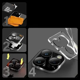 Panzer Glass Kamera Objektivschutz für iPhone 15 Pro/Pro Max