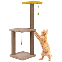 Jungengel Kratzbaum XL 82 cm beige/gelb