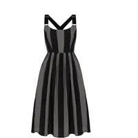 Hell Bunny Kleid Lita Retro Swingkleid Vintage Karomuster Rockabilly, Größe:XL - XL