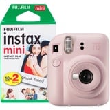 Fujifilm Instax Mini 12 Sofortbildkamera mit 20 Aufnahmen, Blossom Pink