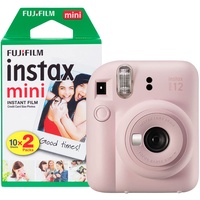 Fujifilm Instax Mini 12 Sofortbildkamera, mit 20 Aufnahmen, Blossom Pink