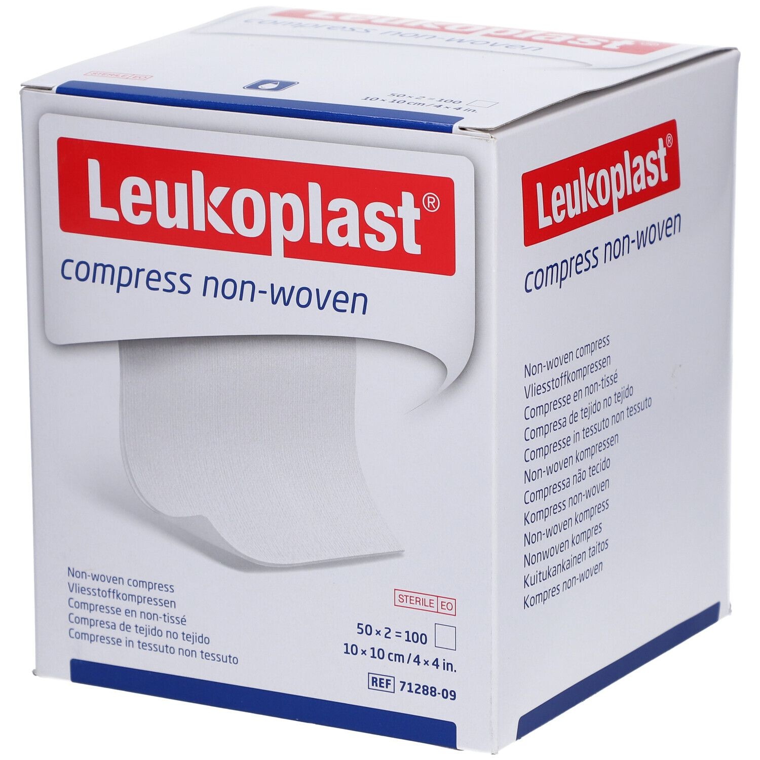 LEUKOPLAST® Compresses non tissées 10 x 10 cm 50x2 pc(s) Compresses