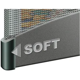 WINDHAGER Insektenschutz Plus Lamellentür Easy 95 x 220 cm Schwarz