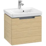 Villeroy & Boch V&B Waschtischunterschrank Subway 2.0 48,5x42x38cm, Griff chrom, nordic oak