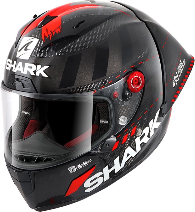 Shark Race-R Pro GP Replica Lorenzo Winter Test 99, casque intég - Noir/Gris Foncé/Rouge - XS