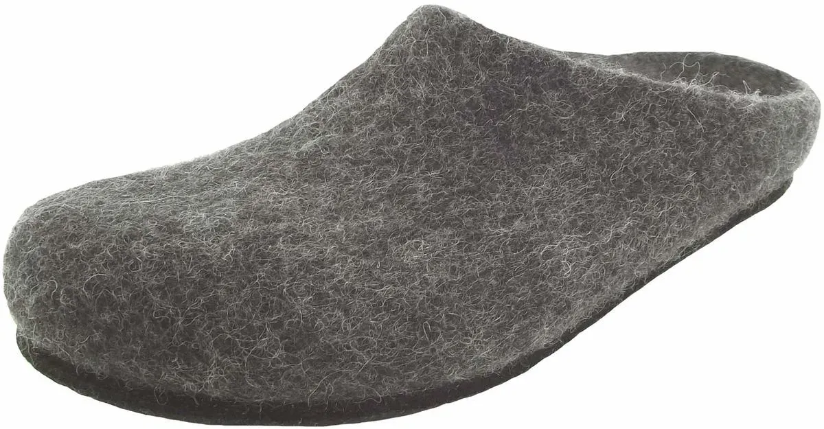 Magicfelt 709 Unisex Wollfilz-Pantoffel, anthracit