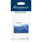 Waterman S0713021 Tintenpatronen für Füller blau, 8 St.