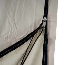 Mendler Schirmhülle HWC für Ampelschirm bis 4 m Polyester creme