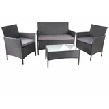 MCW MCW-D82 Set 4-tlg. schwarz/anthrazit