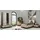 aea Kindermöbel Jugenbett Kinderzimmer Bett Kinderbett Braun Holz Set 4tlg