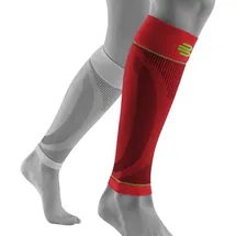 Bauerfeind Sports Unisex Compression Sleeves Lower Leg - lang weiß
