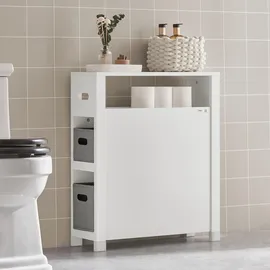 SoBuy Nischenregal Weiß