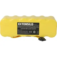 EXTENSILO Akku kompatibel mit Sichler PCR-2000, NC-5725-919, PCR-3550UV Staubsauger