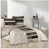 Dynamic24 Bettwäsche-Set in Braun | Gr.: onesize