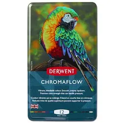 DERWENT Chromaflow Buntstifte farbsortiert, 12 St.