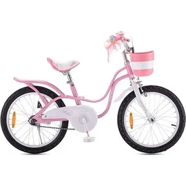 Royalbaby Royal Baby Girls Swan Kinderfahrrad, Rosa, 18 Zoll Fahrrad