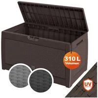 CASARIA Gartenbox Rato 119 x 48 x 60 cm 1-tlg. braun