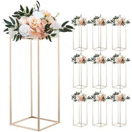 Vevor Hochzeitsblumenständer 25 x 25 x 60 cm Roségold