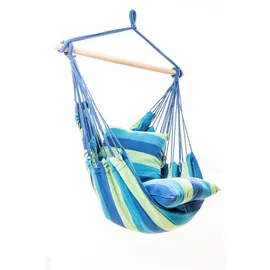 Jet-Line Hängesessel Relax IV blau 100 Baumwolle Hängematte Hängestuhl