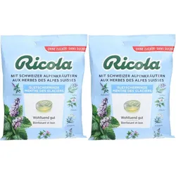 Ricola Pfefferminzbonbons Gletscher zuckerfrei