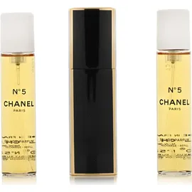 Chanel No. 5 Eau de Parfum refillable 20 ml + Eau de Parfum Nachfüllung 2 x 20 ml