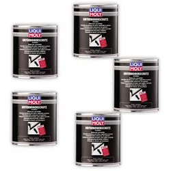 5x 2KG LIQUI MOLY 6119 Unterbodenschutz Steinschlagschutz streichbar schwarz
