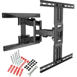 Ergosolid schwenkbar, robust, für Bildschirme von 45 bis 75 Zoll (11,9 cm), LED, LCD, TV-Halterung mit VESA max. 600 x 400 mm, bis 45,5 kg, TÜV GS Zertifikat, 2020-P6, schwarz