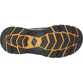 SKECHERS Herren Tresmen Menard Sandalen, Schwarzes Synthetisches Netz, 44