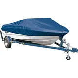 Pro-Tec [PRO.TEC]® Fahrzeugabdeckung, Bootsabdeckplane mit Zubehör bis 425-487x230 cm (L) Blau